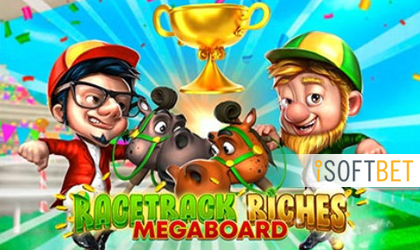iSoftBet Launches Racetrack Riches Megaboard Exclusively at Planetwin365 Casino