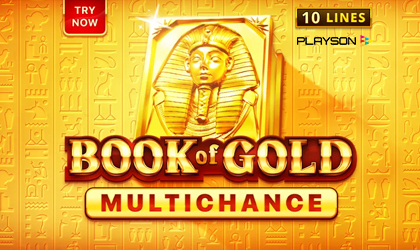 Playson Releases Brand New Book of Gold Multichance Slot