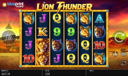 Blueprint Launches Another Boost Mechanic Slot Lion Thunder