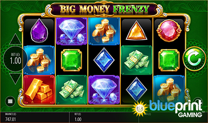 Blueprint Gaming Live with Old School Slot Big Money Frenzy