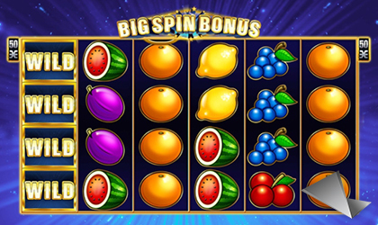 Inspired Gaming Announces Classic Fruit Slot Big Spin Bonus