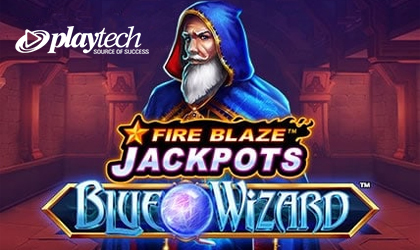 Playtech Extends the Fire Blaze Series of Slots with the Release of Blue Wizard