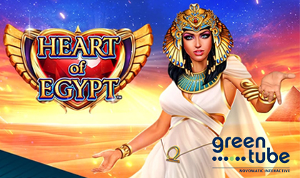 Greentube Goes Live with Heart of Egypt Slot and Reignites the Mysteries of Pharaohs