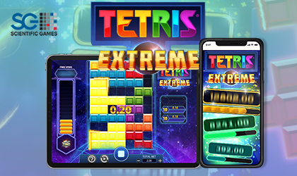 Iconic Game Tetris Reinvented in Scientific Games Tetris Extreme Slot